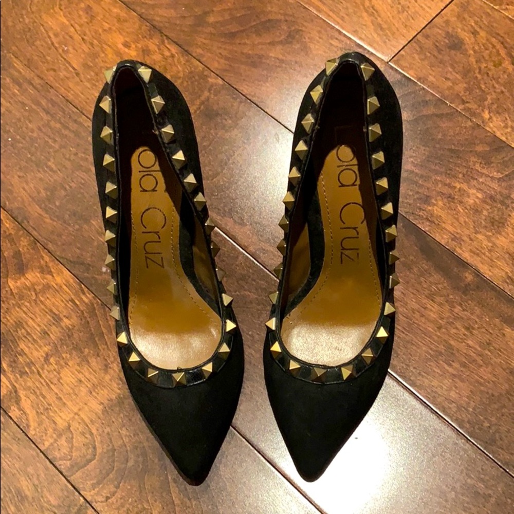 LOLA CRUZ leather / suede shoes pumps size 36 / 6